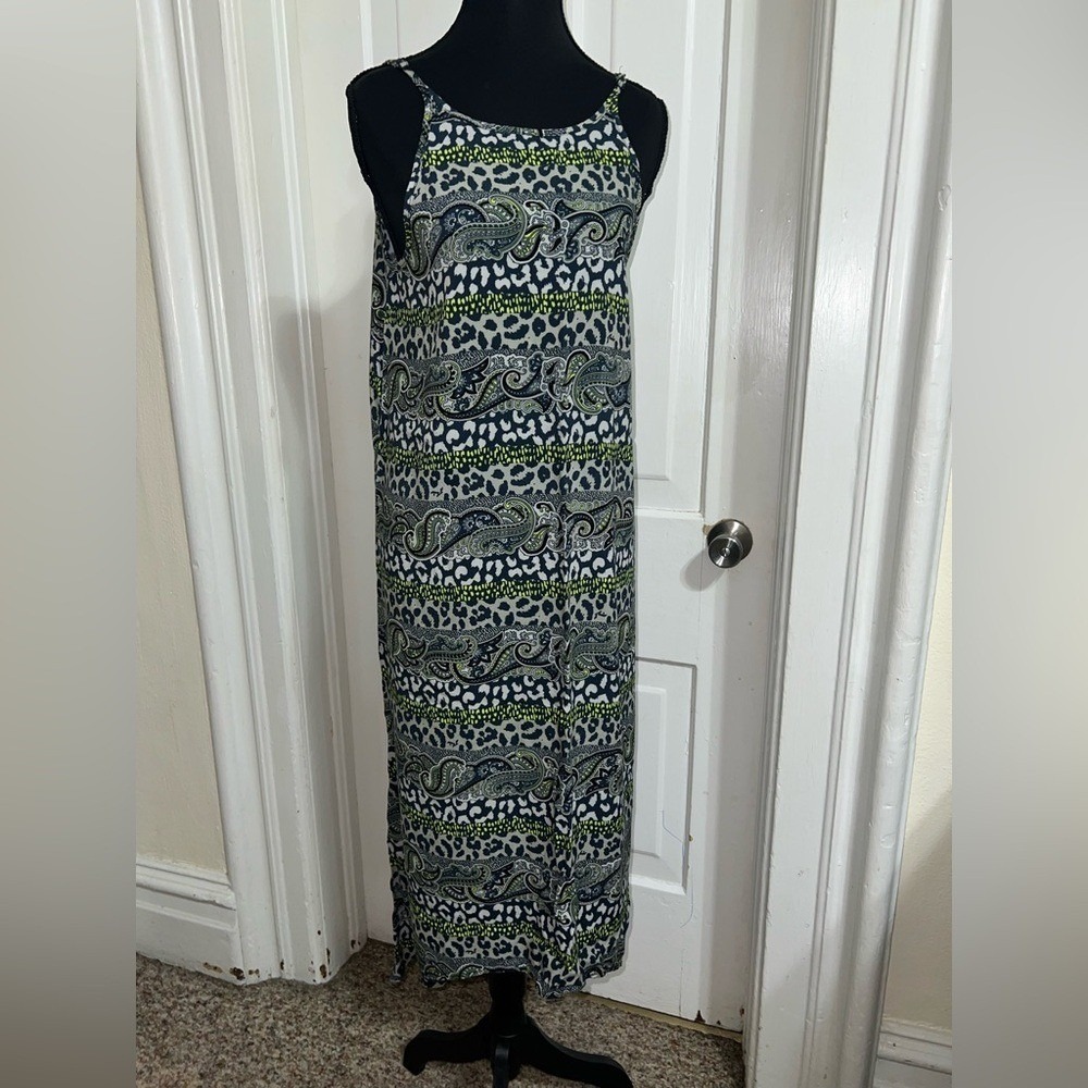 women's size 10 dress Rusty Patterned Dress paisley animal print